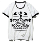 T-shirt paranormal Too Alien