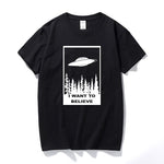 t-shirt paranormal alien foret